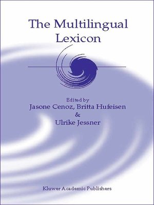 cover image of The Multilingual Lexicon